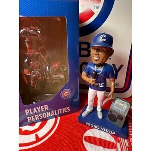 Pedro Strop Chicago Cubs Wrigley Field SGA Karaoke Night Bobblehead